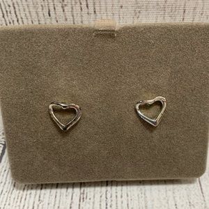 Silver Heart Earrings